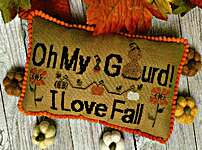 Click for more details of Oh My Gourd (cross stitch) by Needle Bling Designs