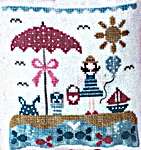 Click for more details of On the Beach (cross stitch) by Tralala