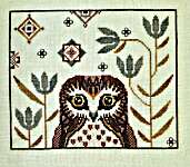 Click for more details of Oona Owl (cross stitch) by The Artsy Housewife