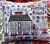 Click for more details of Potting House (cross stitch) by Pansy Patch Quilts and Stitchery