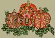 Click for more details of Pretty Pumpkins (cross stitch) by Glendon Place