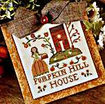 Click for more details of Pumpkin Hill House (cross stitch) by Little House Needleworks