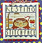 Click for more details of Resting Stitch Face (cross stitch) by Hands On Design