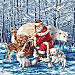 Click for more details of Santa and Friends (cross stitch) by Letistitch