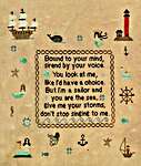 Click for more details of Siren Of The Sea (cross stitch) by Needle Bling Designs