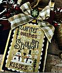 Click for more details of Snowman Kisses (cross stitch) by Primrose Cottage Stitches