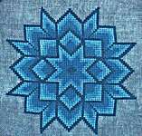 Click for more details of Starburst (cross stitch) by Works by ABC