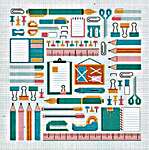 Click for more details of Stationery Addict (cross stitch) by Little Dove Designs