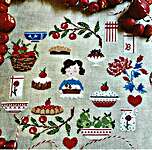 Click for more details of Storie Di Mele E Briciole Di Torta (Stories of Apples and Cake Crumbs) (cross stitch) by Lilli Violette