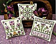 Click for more details of Summer On The Square (cross stitch) by ScissorTail Designs