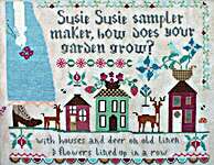 Click for more details of Susie Susie Samplermaker (cross stitch) by Lindy Stitches