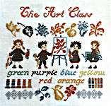 Click for more details of The Art Class (cross stitch) by Perrette Samouiloff