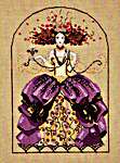 Click/tap for more details of The Empress (cross stitch) by Mirabilia Designs