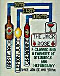 Click for more details of The Jack Rose (cross stitch) by Frony Ritter Designs