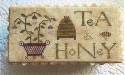 Click for more details of The Tea Box (cross stitch) by Lucy Beam