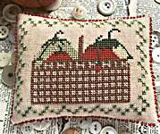 Click for more details of Tomato Basket (cross stitch) by Lucy Beam