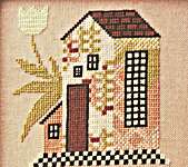 Click for more details of Tulip House (cross stitch) by The Artsy Housewife