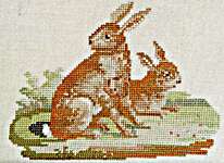 Click for more details of Twitching Noses (cross stitch) by Mojo Stitches