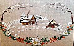 Click for more details of Un Cuore Di Montagna (Heart of the Mountain) (cross stitch) by Serenita di Campagna