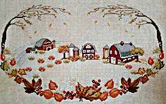 Click for more details of Un Cuore In Fattoria (Heart on the Farm) (cross stitch) by Serenita di Campagna