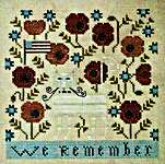 Click for more details of We Remember (cross stitch) by Plum Street Samplers