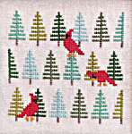 Click for more details of Winter Visitors (cross stitch) by Petal Pusher