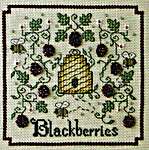 Click for more details of A-Buzz For Blackberries (cross stitch) by The Sweetheart Tree