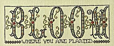 Click for more details of Bloom ! (cross stitch) by Rosewood Manor