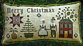Click for more details of Christmas In The Colonies (cross stitch) by Plum Street Samplers