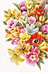 Click for more details of Cover Me In Tulips (cross stitch) by Marjolein Bastin
