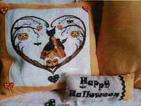 Click for more details of Cuori Di Halloween (Halloween Hearts) (cross stitch) by Serenita di Campagna