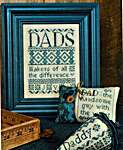 Click for more details of Dads (cross stitch) by Erica Michaels