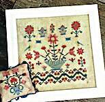 Click for more details of Elizabeth's Summer Basket (cross stitch) by From The Heart