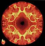 Click for more details of Fire Fractal (cross stitch) by X's & Oh's