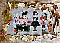 Click for more details of Happy Halloween (cross stitch) by Lilli Violette
