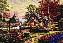 Click for more details of Make a Wish Cottage (cross stitch) by Merejka