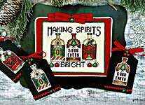 Click for more details of Making Spirits Bright (cross stitch) by Frony Ritter Designs