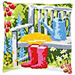 Click for more details of My Garden Cushion Front (tapestry) by Vervaco