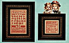 Click for more details of Needlework From Distant Shores- Marta And Maggie (cross stitch) by Hands Across the Sea Samplers
