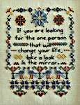Click for more details of One Person (cross stitch) by Rosewood Manor