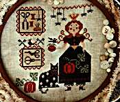 Click for more details of Queen Of Halloween Stitching (cross stitch) by Nikyscreations