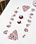 Red Branches Table Runner