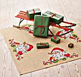 Click for more details of Santa Claus and Mice Tree Skirt (cross stitch) by Permin of Copenhagen