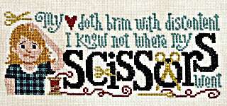 Click for more details of Scissors Sleuth and Shear Madness (cross stitch) by Silver Creek Samplers