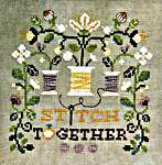 Click for more details of Stitch Together (cross stitch) by Tiny Modernist