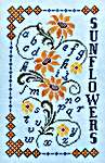 Click for more details of Sunflower Medley (cross stitch) by Jan Hicks