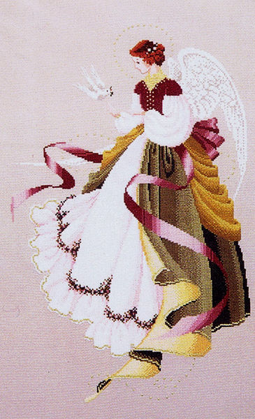 Angel Of Grace - Cross Stitch Pattern By Lavender & Lace (variant L&l15)