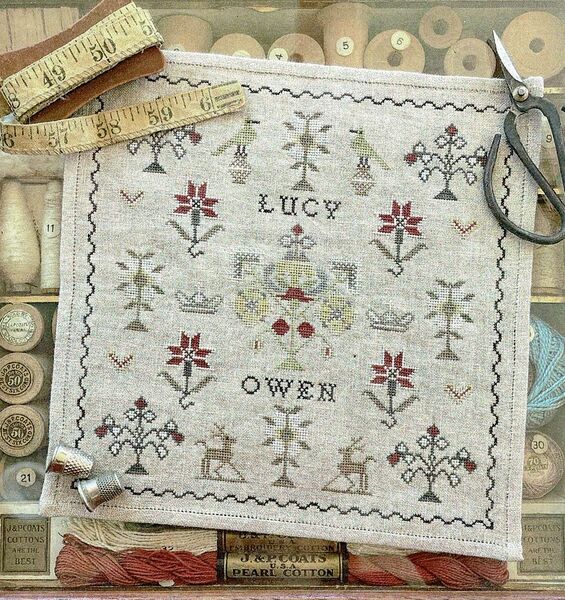 Lucy Owen - cross stitch pattern by The Scarlett House (variant 23-1000)