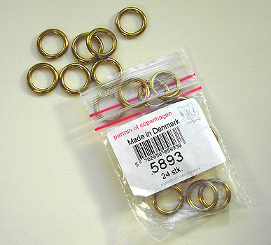 Set of 24 Brass Rings