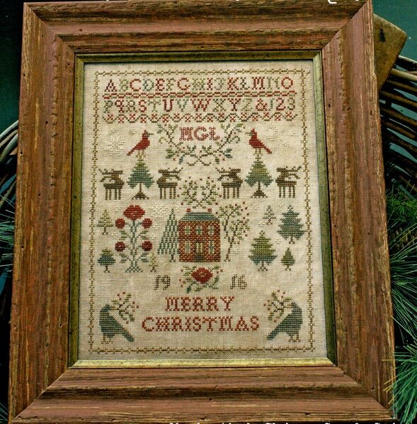 Christmas Rose - cross stitch pattern by Blackbird Designs (variant 21 ...